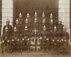 Winning Prints: LCC-LFB Knightsbridge firemen, Wells Challenge Cup winners