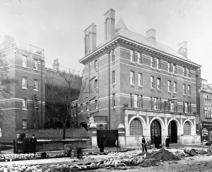 Lewisham Prints: LCC-LFB Lewisham fire station, SE London