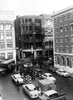 Images Dated 31st May 1963: LCC-LFB Major building fire in Cannon Street EC4