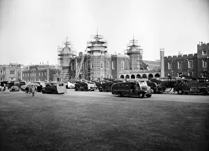 Woolwich Prints: LCC-LFB Major fire, Royal Military Academy, SE18