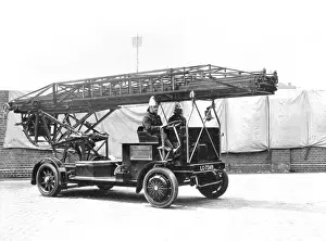 Turntable Prints: LCC-LFB Mercedes battery-electric turntable ladder
