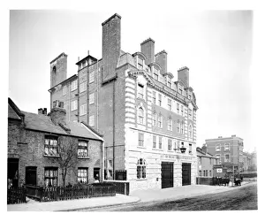 Council Prints: LCC-LFB Northcote fire station, Battersea, SW London
