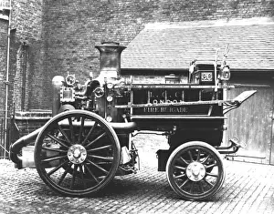 Pumps Prints: LCC-LFB side of a Shand Mason steam fire engine
