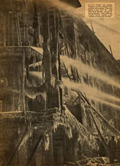 Cold Gallery: LCC-LFB Warehouse fire, Butlers Wharf, Bermondsey