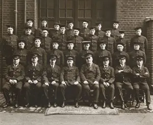 Whitechapel Prints: LCC-LFB Whitechapel Fire Station firemen