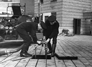 Connecting Prints: LCC-London Fire Brigade recruits