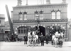 Images Dated 31st May 1890: LCC-MFB Brixton fire station, Stockwell, SW London