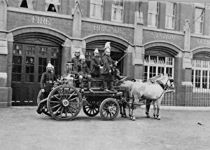 Level Gallery: LCC-MFB Dulwich fire station and horse steamer