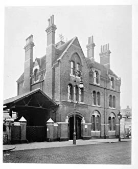 Brook Collection: LCC-MFB Hammersmith fire station, West London