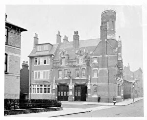 Images Dated 31st May 1890: LCC- MFB Stoke Newington fire station