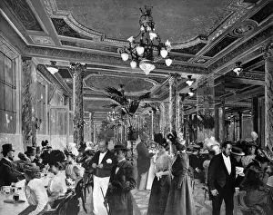 Cafes Prints: Le cafe Americain, Paris