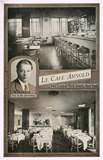 Décor Gallery: Le Cafe Arnold, Central Park South, New York City, USA