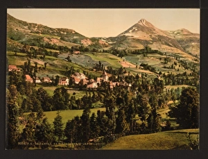 Le Cantal, St. Jacques and the Puy-Griou, Auvergne Mountains Le Cantal, St. Jacques and the Puy-Griou, Auvergne Mountains