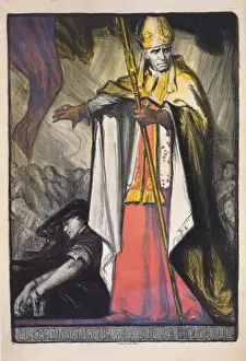Le Cardinal Mercier protege la Belgique