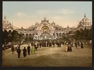 Deau Prints: Le Chateau d eau and plaza, Exposition Universal, 1900, Pari