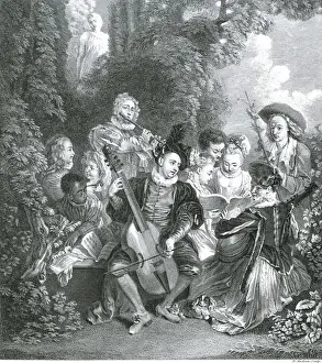 Pastoral Prints: Le Concert Champetre