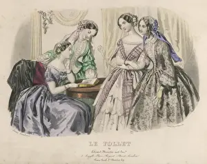 Crossed Prints: Le Follet Fashions 1850S