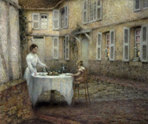 Images Dated 31st August 2010: Le Gouter au Jardin