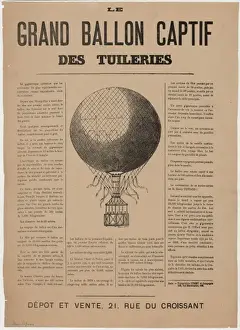 Cap Tif Prints: Le grand ballon captif des Tuileries