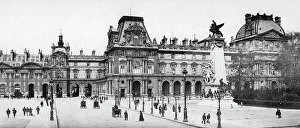 Louvre Prints: Le Louvre, Paris, France, early 1900s