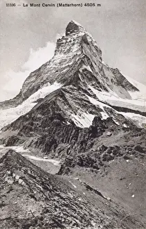 Cervin Prints: Le Mont Cervin (Matterhorn Mountain) - Switzerland