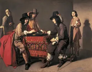 LE NAIN, Mathieu (1607-1677). The Backgammon