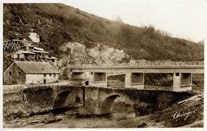 Pont Prints: Le Pont des Estourocs, Pleaux, Cantal, France