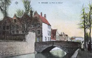 Pont Prints: Le Pont du Cheval, Bruges, Belgium