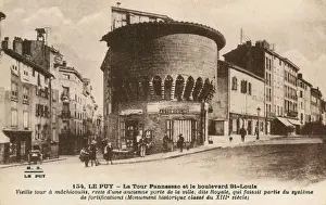 Remaining Prints: Le Puy-en-Velay, France, Pannessac Tower, Boulevard St Louis
