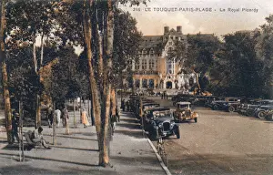 Parked Prints: Le Touquet-Paris-Plage - Le Royal Picardy - France