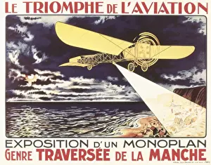 Triomphe Prints: Le triomphe de l Aviation. Exposition d un monoplan