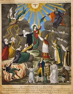 Triomphe Prints: Le Triomphe de la religion