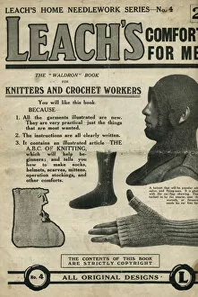 Knitting Gallery: Leachs WW1 knitting booklet - Comforts for Men