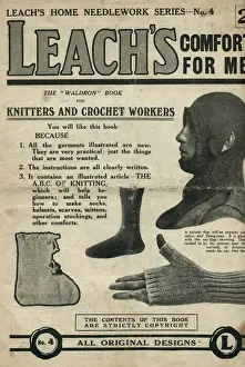 Woollen Prints: Leachs WW1 knitting booklet - Comforts for Men