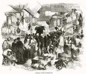 Leadenhall Market on Christmas-eve 1854