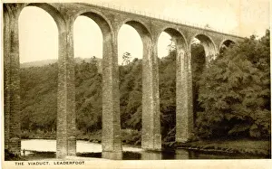 Melrose Prints: Leaderfoot Railway Viaduct (Drygrange Viaduct)