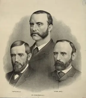 Chas Prints: Leaders of Ireland; John Dillon, Chas. Stewart Parnell, Mich