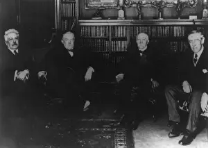 Emanuele Prints: Four leaders at Paris Peace Conference, Versailles