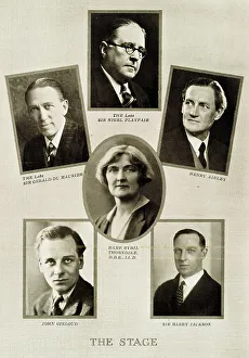 Maurier Prints: Leading actors during the reign of King George V