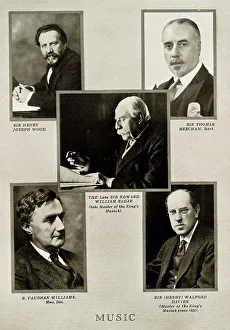 Williams Collection: Leading musicians during the reign of King George V