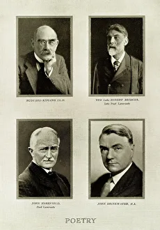 Poets Prints: Leading poets during the reign of King George V