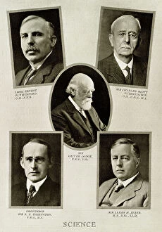 Scientists Collection: Leading scientists during the reign of King George V