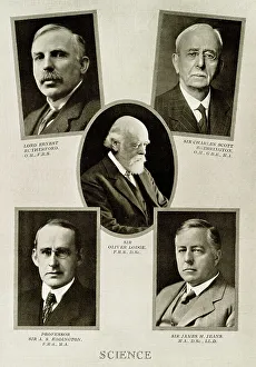 Scientists Prints: Leading scientists during the reign of King George V