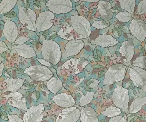 Wallpapers Prints: Leaf and flower design in SMB wallpaper sample book