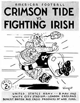 Alabama Collection: Leaflet, Crimson Tide vs Fighting Irish
