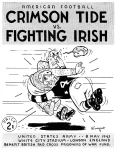 Alabama Collection: Leaflet, Crimson Tide vs Fighting Irish