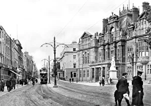Leamington Prints: Leamington Spa Parade and Town Hall early 1900s