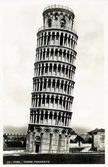 The leaning Tower of Pisa, Italy