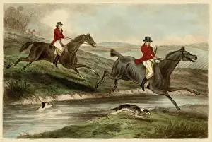 Leaping Prints: Leaping a Brook