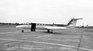 Learjet Prints: Learjet 35A JY-AFF